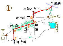 尾瀬 略図