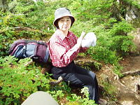 下山路にて