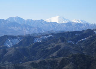 白銀の浅間山