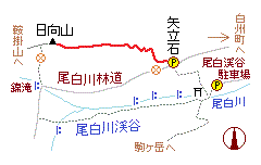 日向山の略図