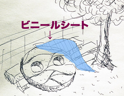 雨ざらしの地底の太陽は確かこんなのだったというイメージ