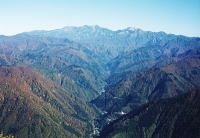 荒島岳山頂から白山を望む 荒島岳山頂から白山を望む