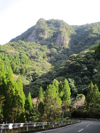 九平から小谷登山口へ向かう途中で撮影