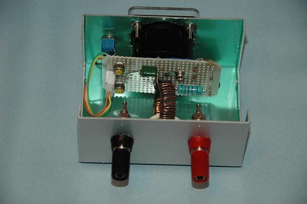 Rear view of the antenna current meter