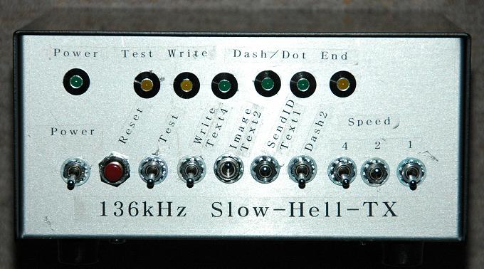 A Prototype of 136kHz Slow-Hell Transmitter