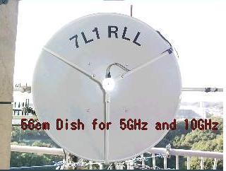 Photograph of 5600MHz Dish Antenna