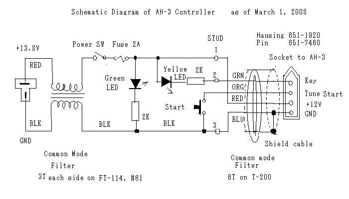 Schematic Diagram of Control circuit diagram