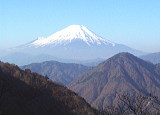 振り返ると富士山が･･･