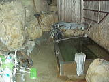 旅荘屋久島の庭園岩風呂
