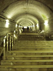 土合駅構内の486段の階段