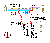 矢平山の略図