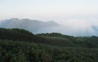 白神岳の山頂から撮影