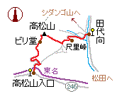 高松山・略図