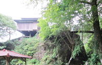 空中橋（天高橋）は北斎の絵でも有名です