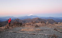 蛭ヶ岳の山頂から撮影