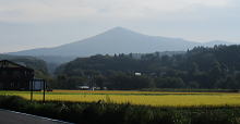 富士山型のきれいな山容