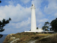 日本一の高さを誇る白亜の灯台