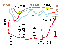 赤ぼっこの略図