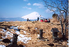 矢倉岳山頂より富士山を仰ぐ